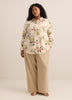 Linen-Blend Buttoned Down Shirt