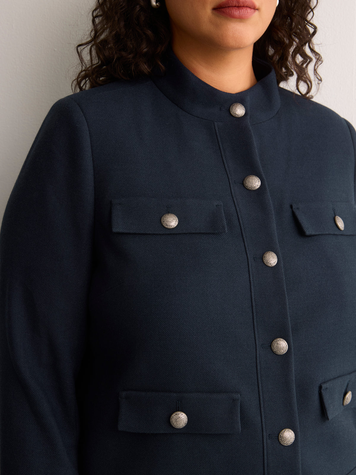 Dark Blue Officer Jacket