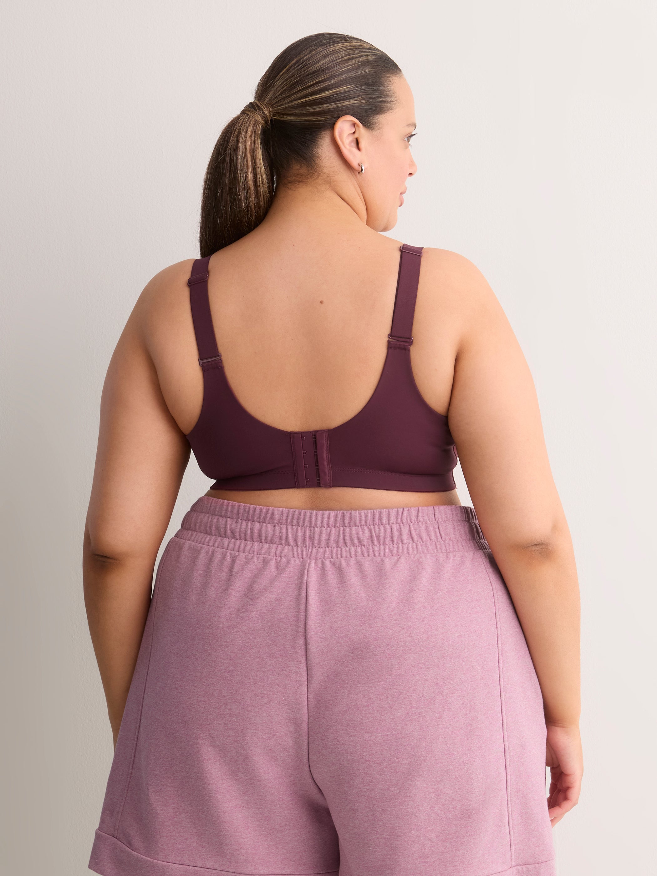 Purple Medium Support Flex Wire Sports Bra - Active Zone
