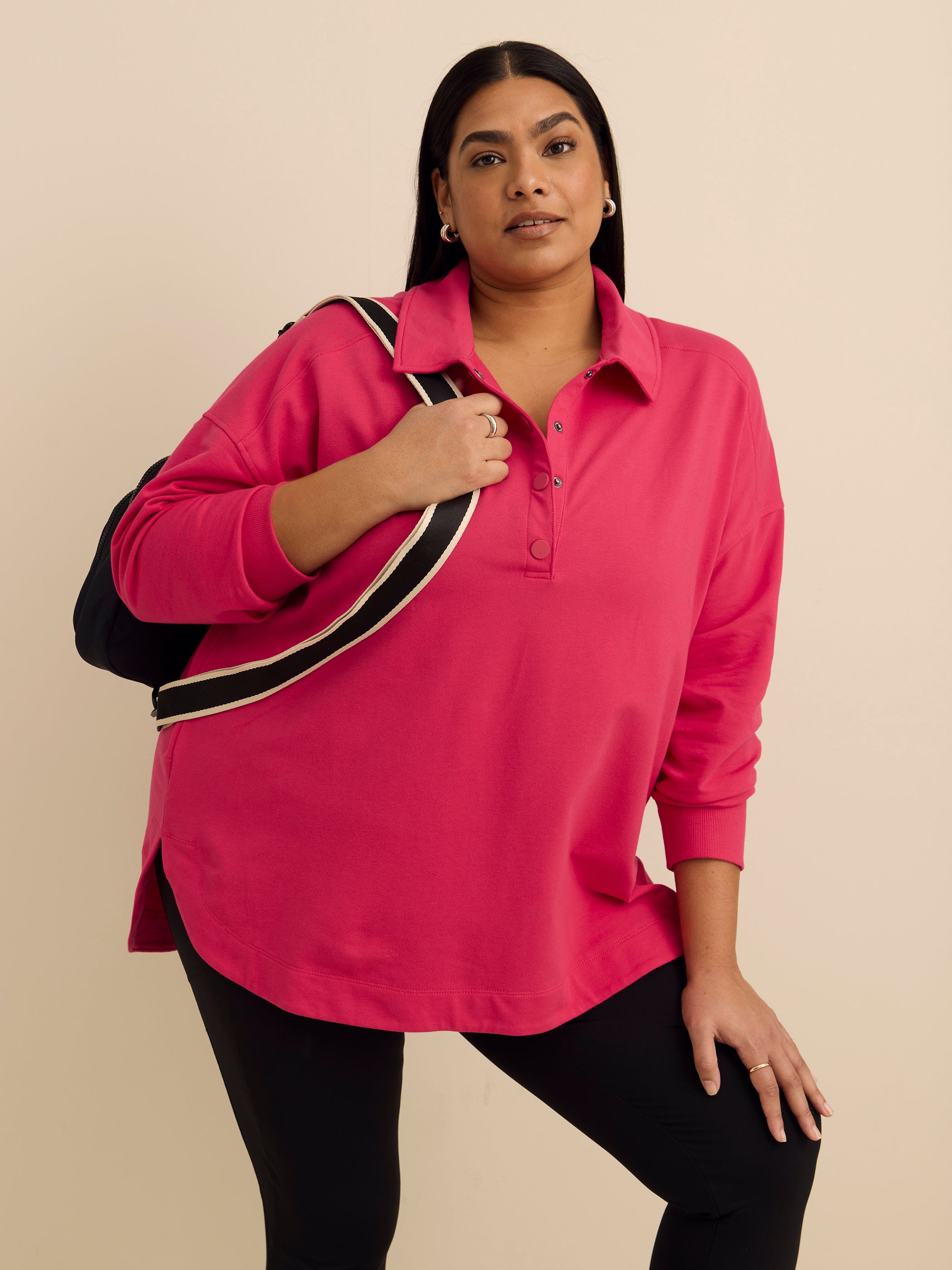 Chandail à manches longues avec ourlet tulipe - ActiveZone