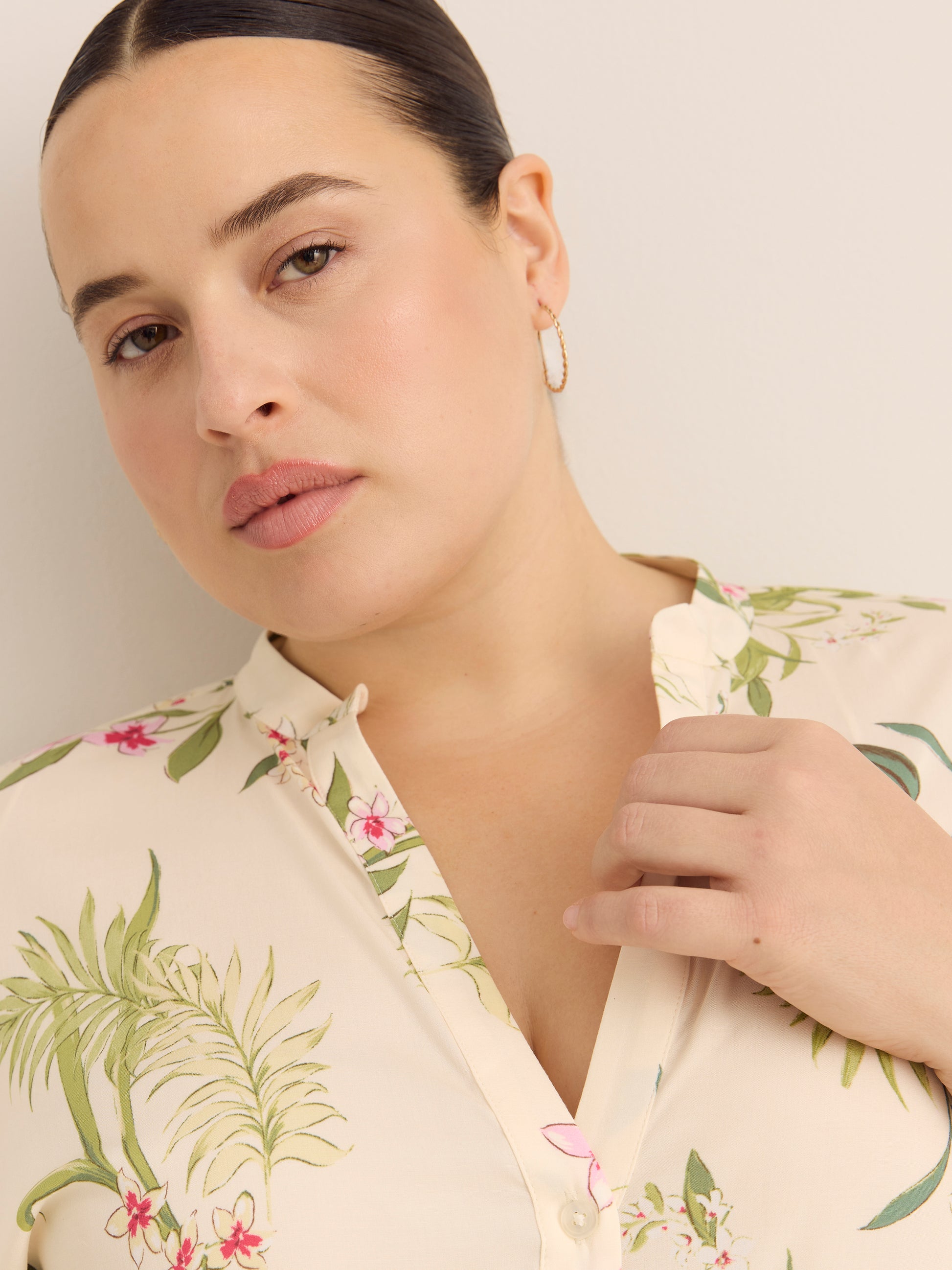 Responsible, Short Dolman-Sleeve Tiered Popover Dress