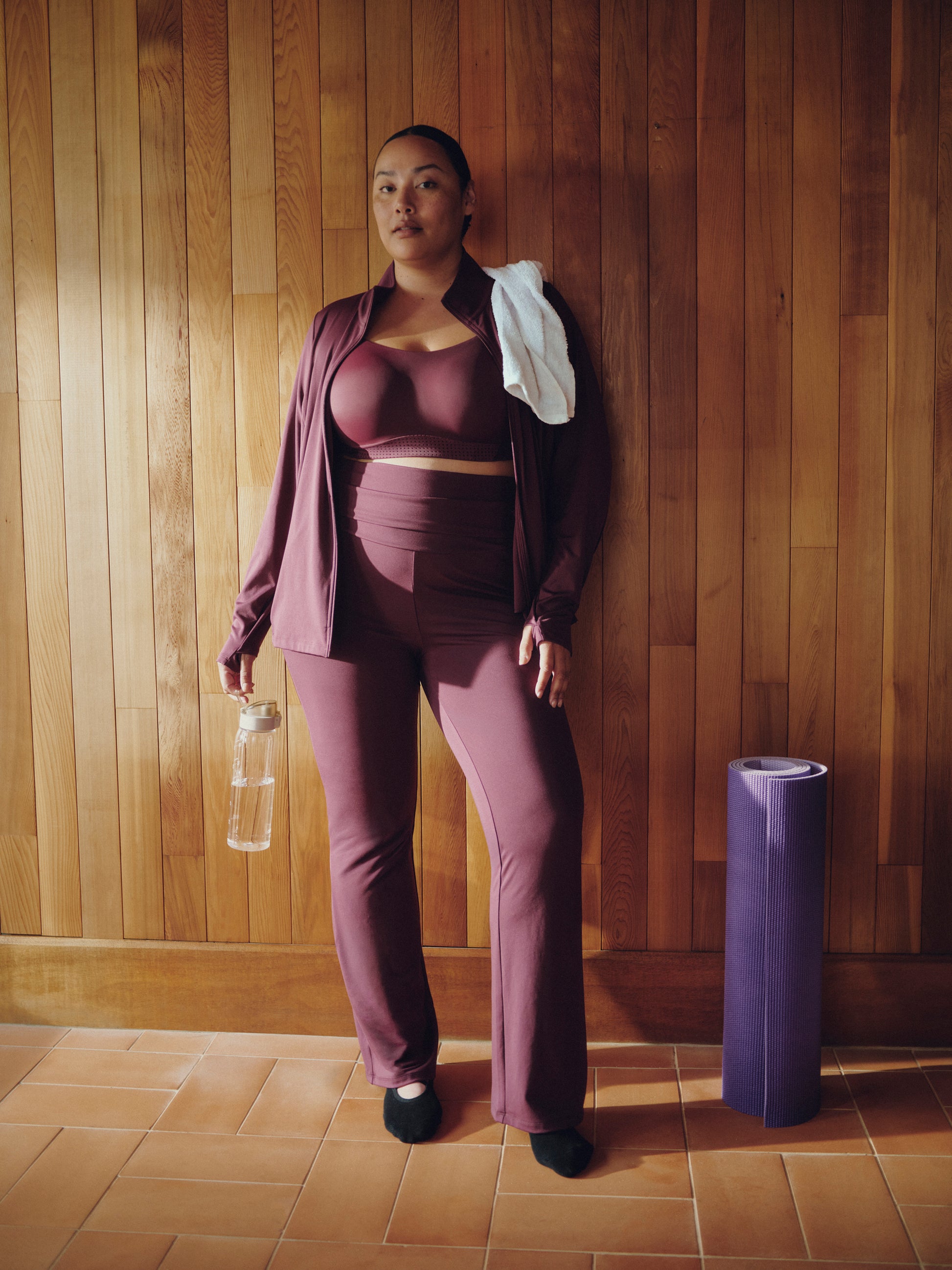 Responsible, Yoga Legging with Shirring Waistband - Active Zone