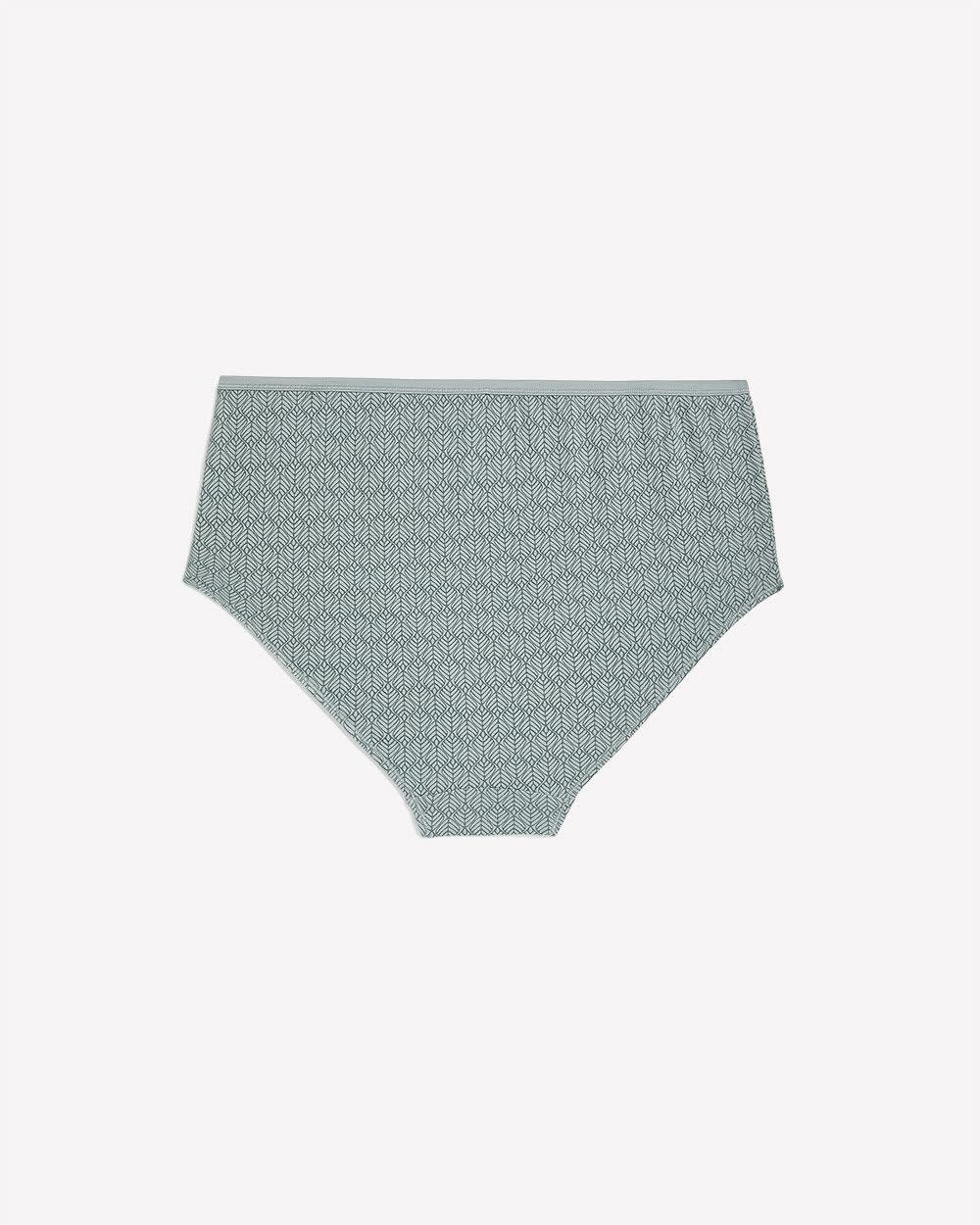 Sage Fern-Print Cotton Brief - ti Voglio