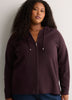 Straight Hooded Zip Sweater
