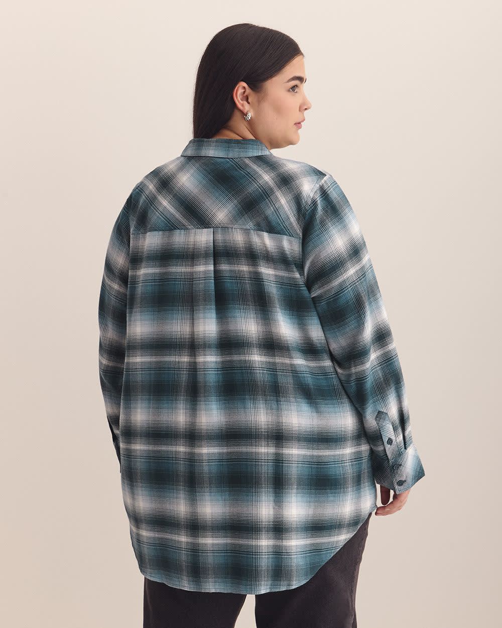 Plaid Flannel Buttoned Down Shirt