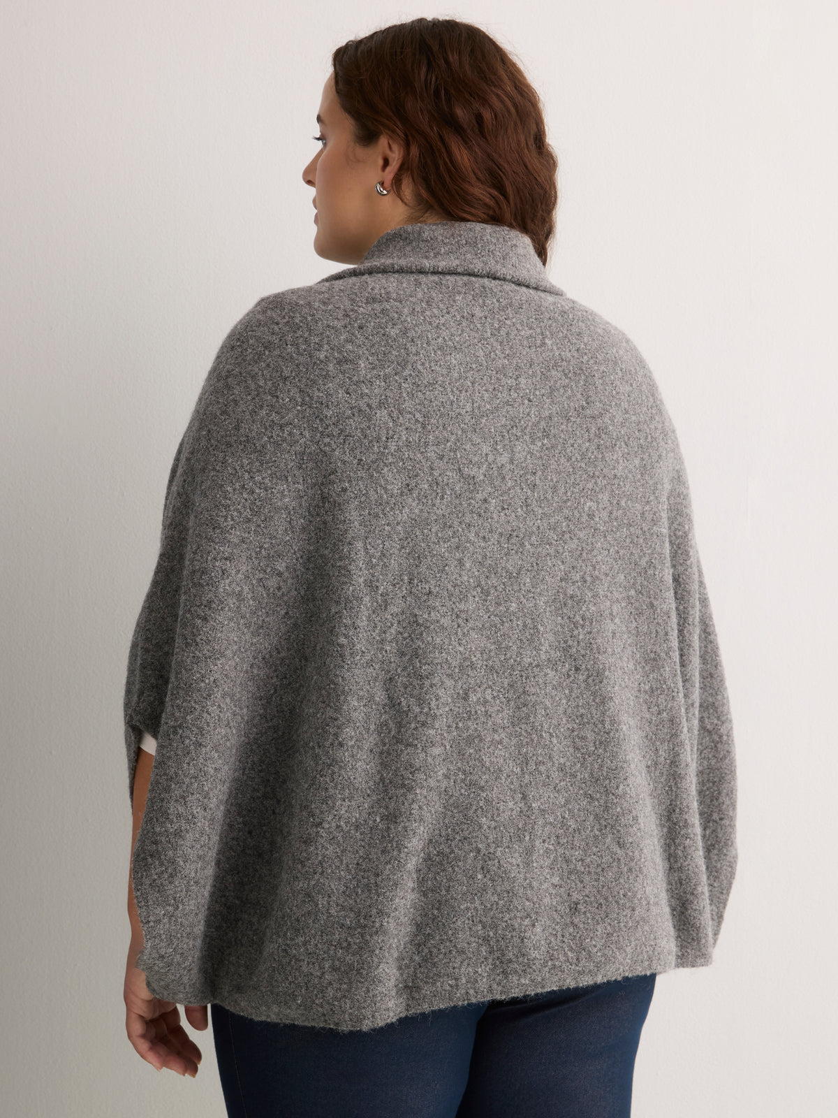 Half Zip Pop-Over Cape