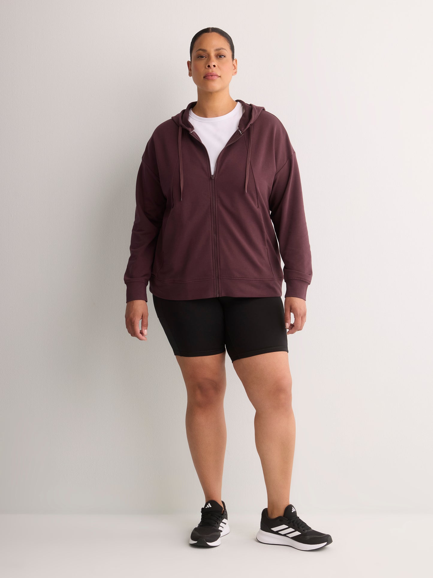 French Terry Hooded Jacket - Active Zone