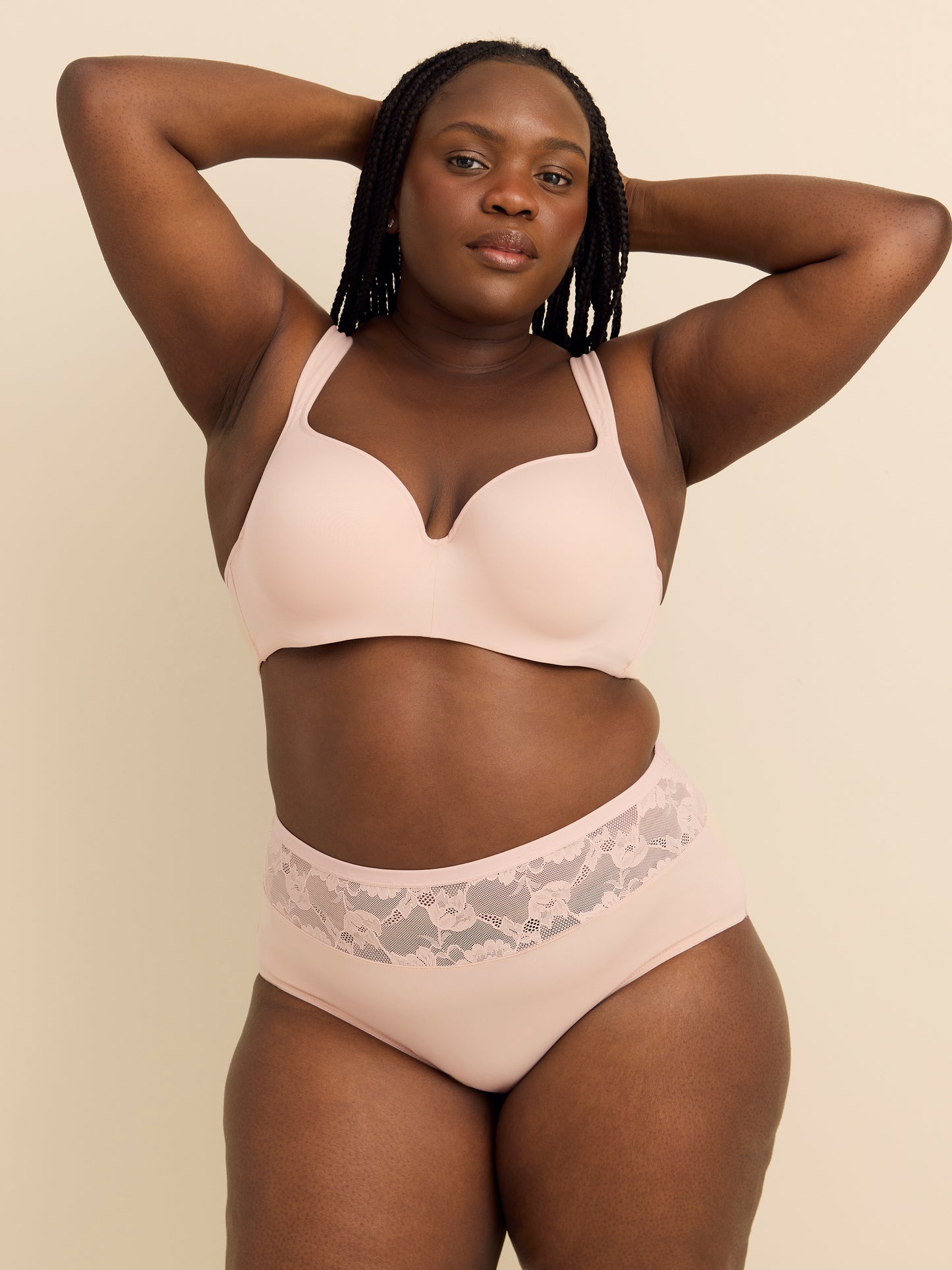 Essential Microfiber Brief with Lace - Déesse Collection