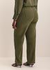 Pantalon en twill vert style ranch - Addition Elle