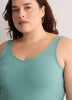 Blue Reversible Bodycon Tank Top