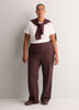 Brown Hybrid Straight Pull-On Pant - Active Zone