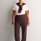 Brown Hybrid Straight Pull-On Pant - Active Zone