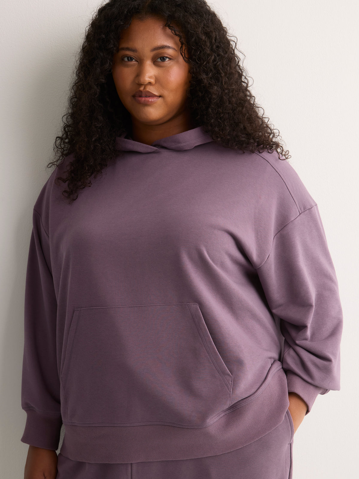 Compact French Terry Hooded Sweatshirt - Active Zone