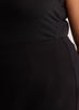 Black Pull-On Pencil Skirt