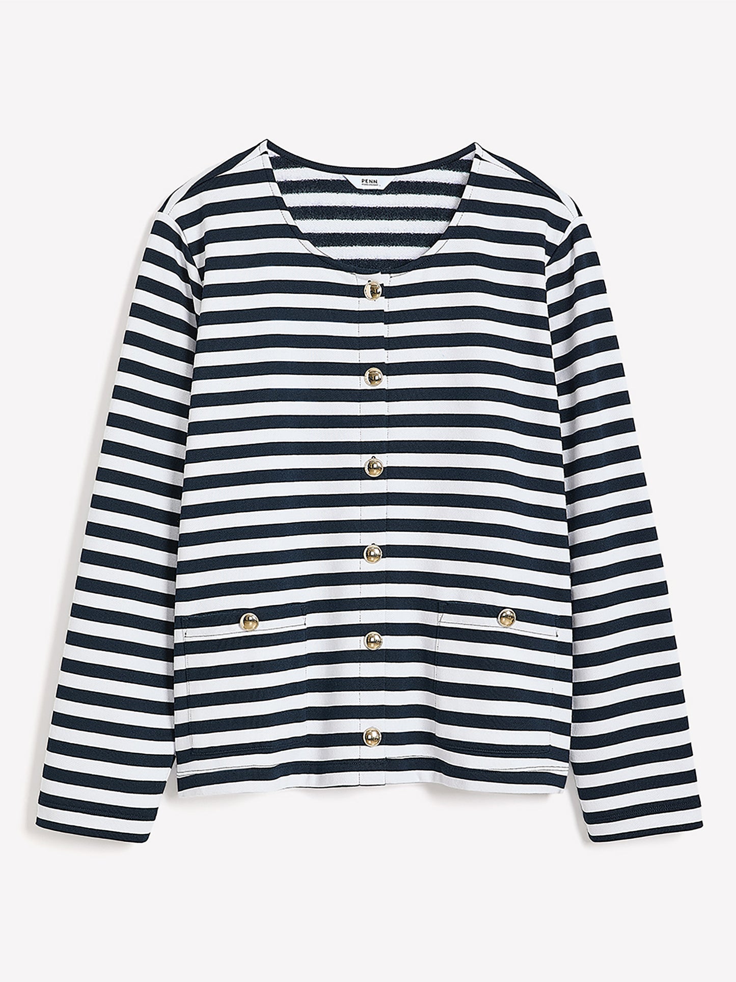 Button Up Short Cardigan with Pockets