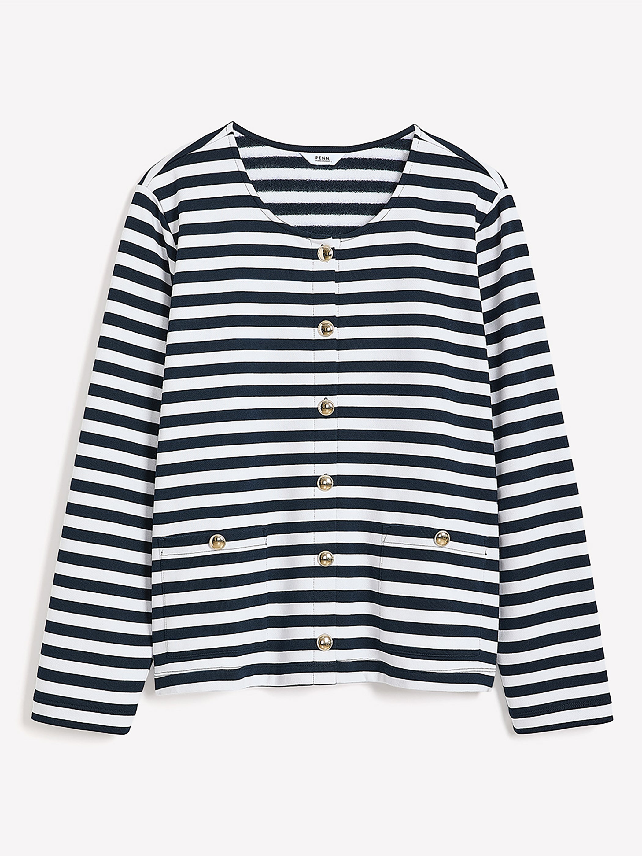 Button Up Short Cardigan with Pockets