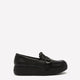 Wide Width, Zylah Vine Black Leather Wedge Loafer - Clarks