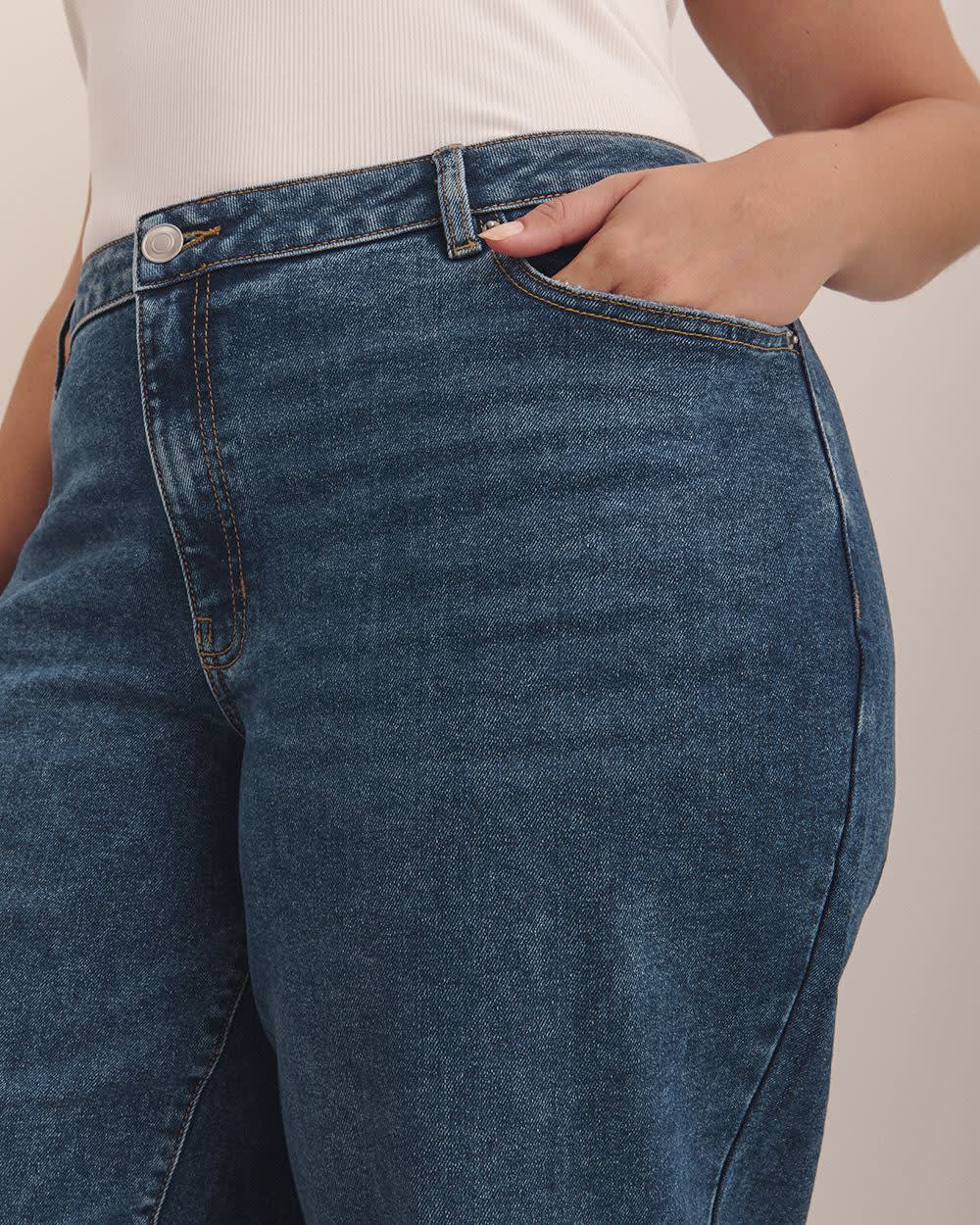 Jean taille basse à  jambe droite style années 90 - d/C JEANS