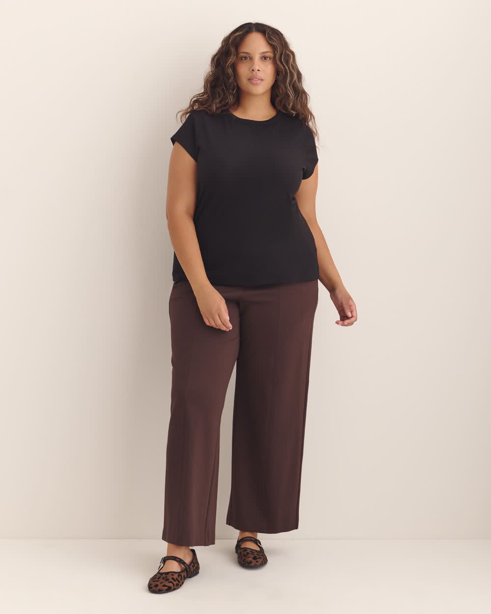 T-shirt ajusté côtelé à  col rond - Essentiels PENN.