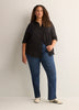 Classic-Fit Straight-Leg Mid-Rise Jean with Tummy Control - d/C JEANS