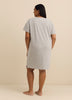 Solid Short-Sleeve Sleepshirt - ti Voglio