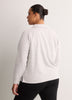 Fashion Flowy Waffle Knit Pullover with Collar - Active Zone