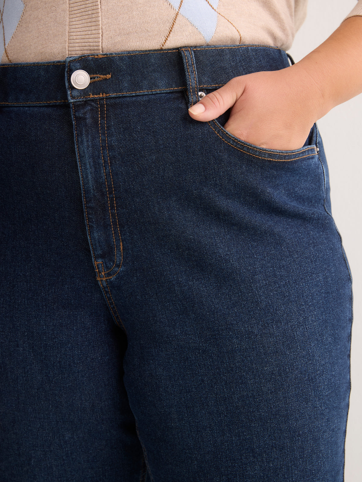 Curvy-Fit Straight-Leg Jean - d/C JEANS