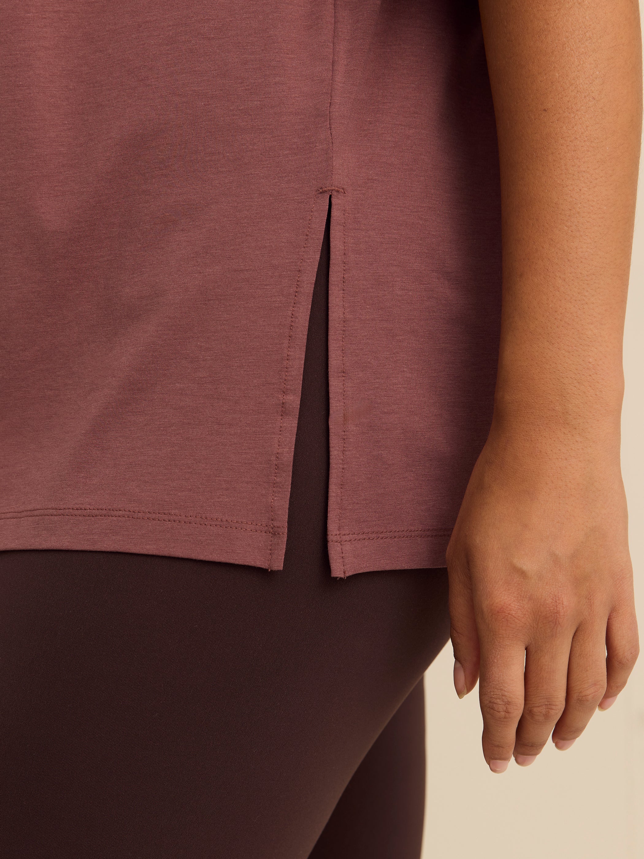 T-shirt Boyfriend à col rond