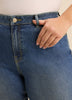 Petite, Curvy-Fit Straight-Leg Jean - d/C JEANS