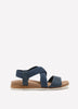 Wide Width, Desert Kiss Low Crisscross Strap Sandal - Skechers