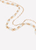 Golden Anklets with Pearls, Set of 2