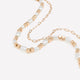 Golden Anklets with Pearls, Set of 2