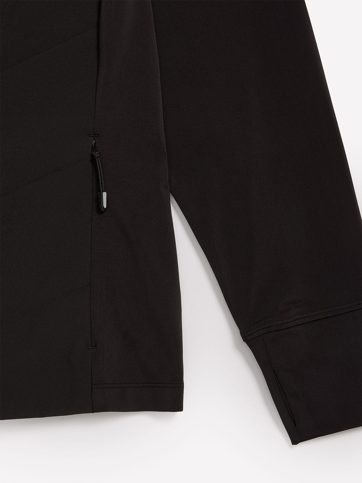 Black Second Skin Quilted Jacket - Active Zone