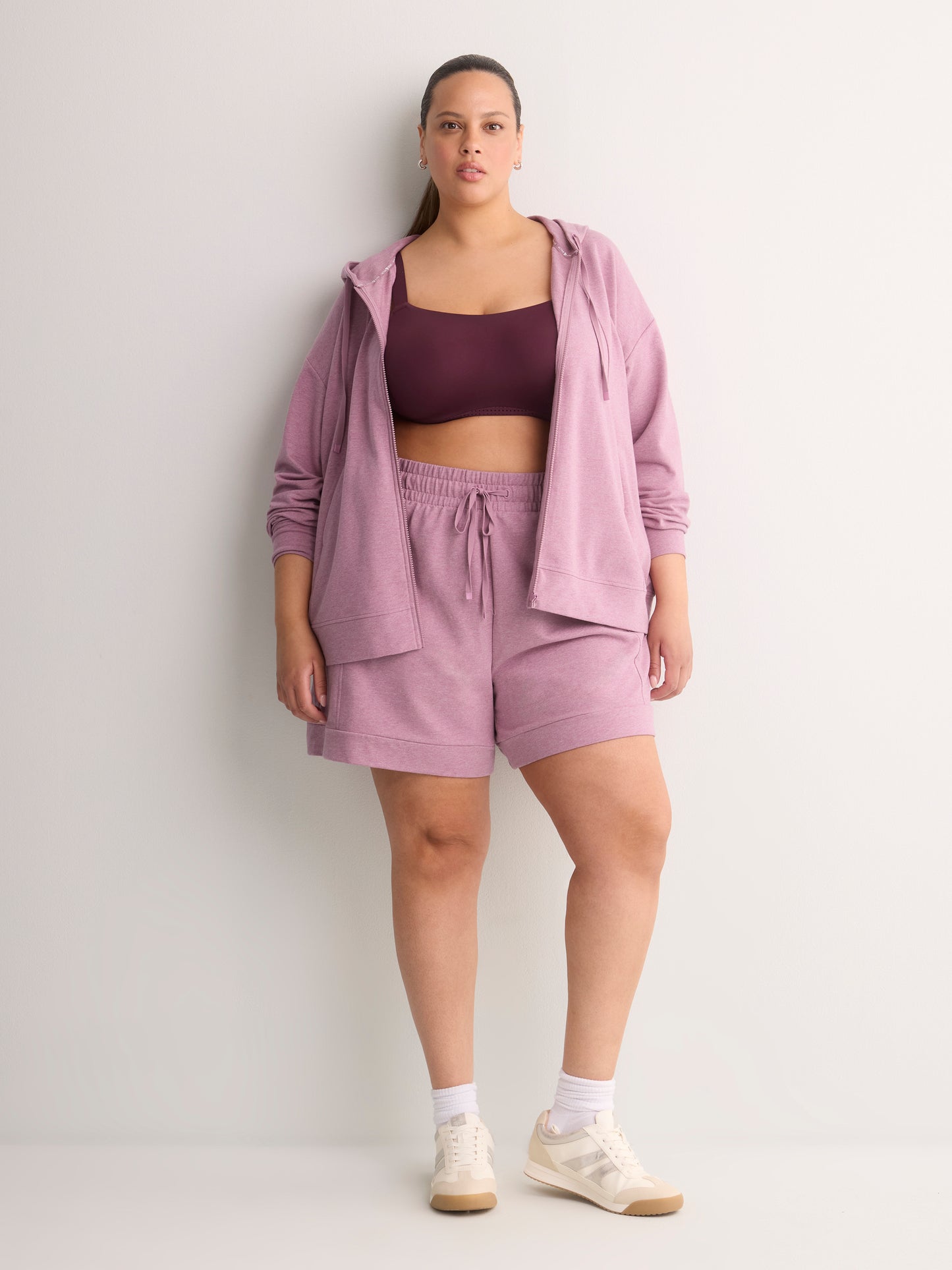 French Terry Hooded Jacket - Active Zone