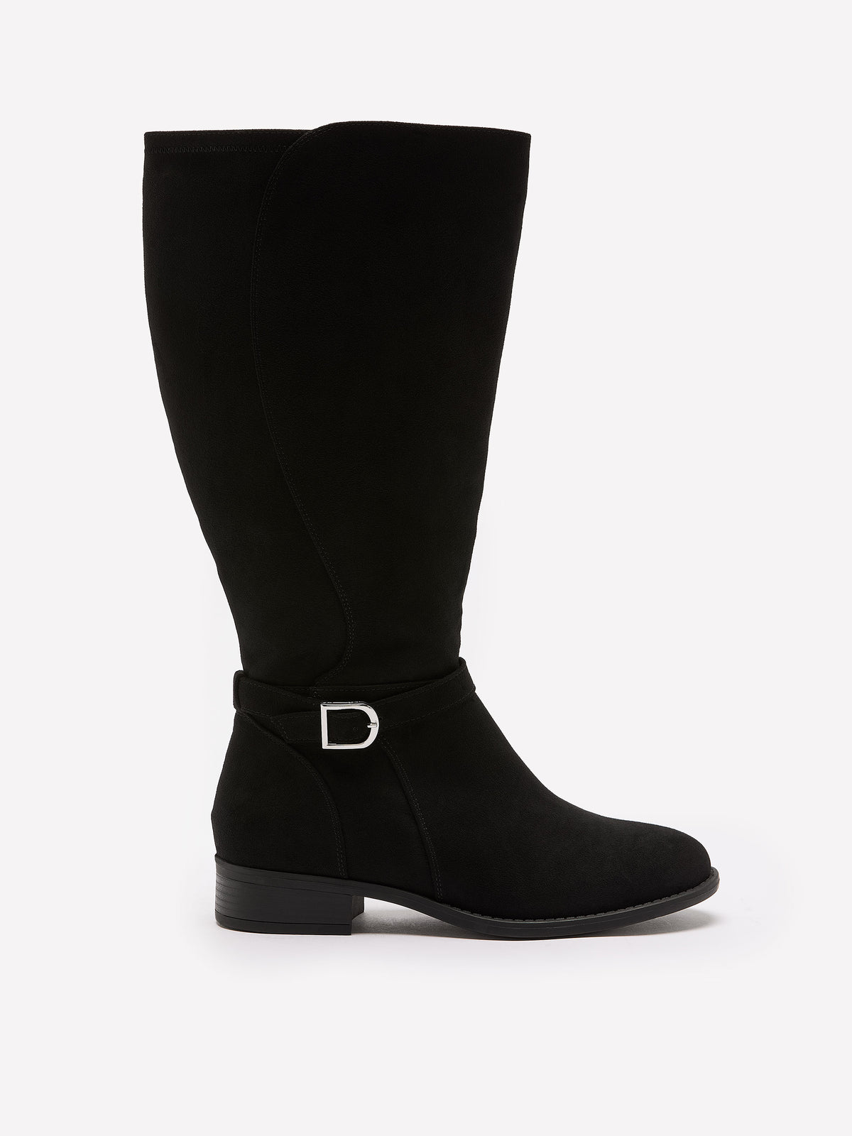 Extra Wide Width, Faux-Suede Tall Riding Boot