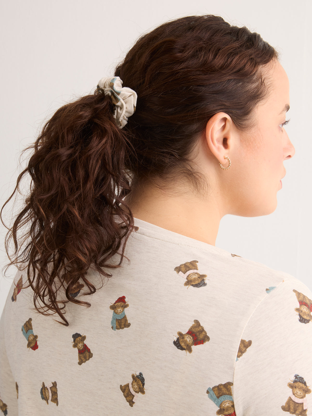 Snow Cow Heather Long-Sleeve Tee and Jogger Pant Pyjama Set - tiVOGLIO