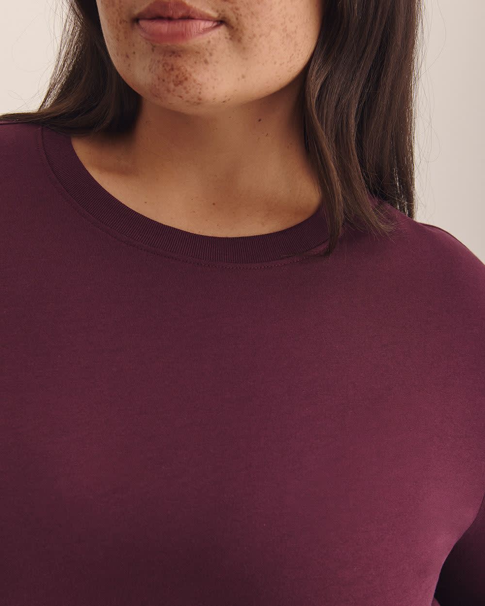 Long-Sleeve Crewneck Tee - Addition Elle - PENN. Essentials