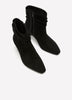 Extra Wide Width, Pleated Mid-Kitten-Heel Bootie