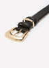 Denim Belt with Heart-Shaped Eyelets