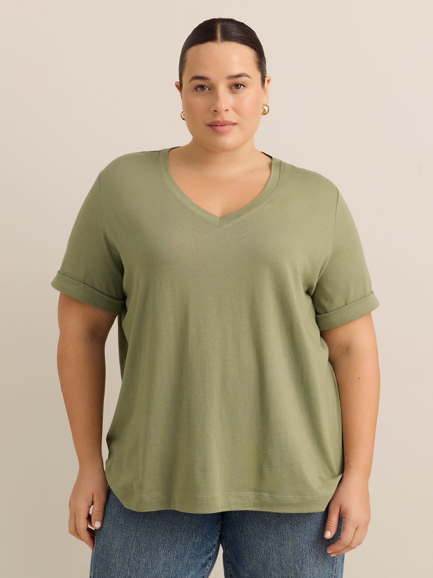 Responsible, Boyfriend-Fit Tee with Slits