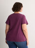 Slight Swing Top with Embroidered Yoke