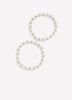 Elastic Stone-Bead and Pearl Bracelets, 2 per pack