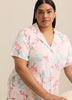Responsible, Flamingo Short-Sleeve Buttoned-Down Pyjama Shirt - ti Voglio