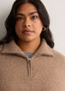 Half Zip Pop-Over Cape