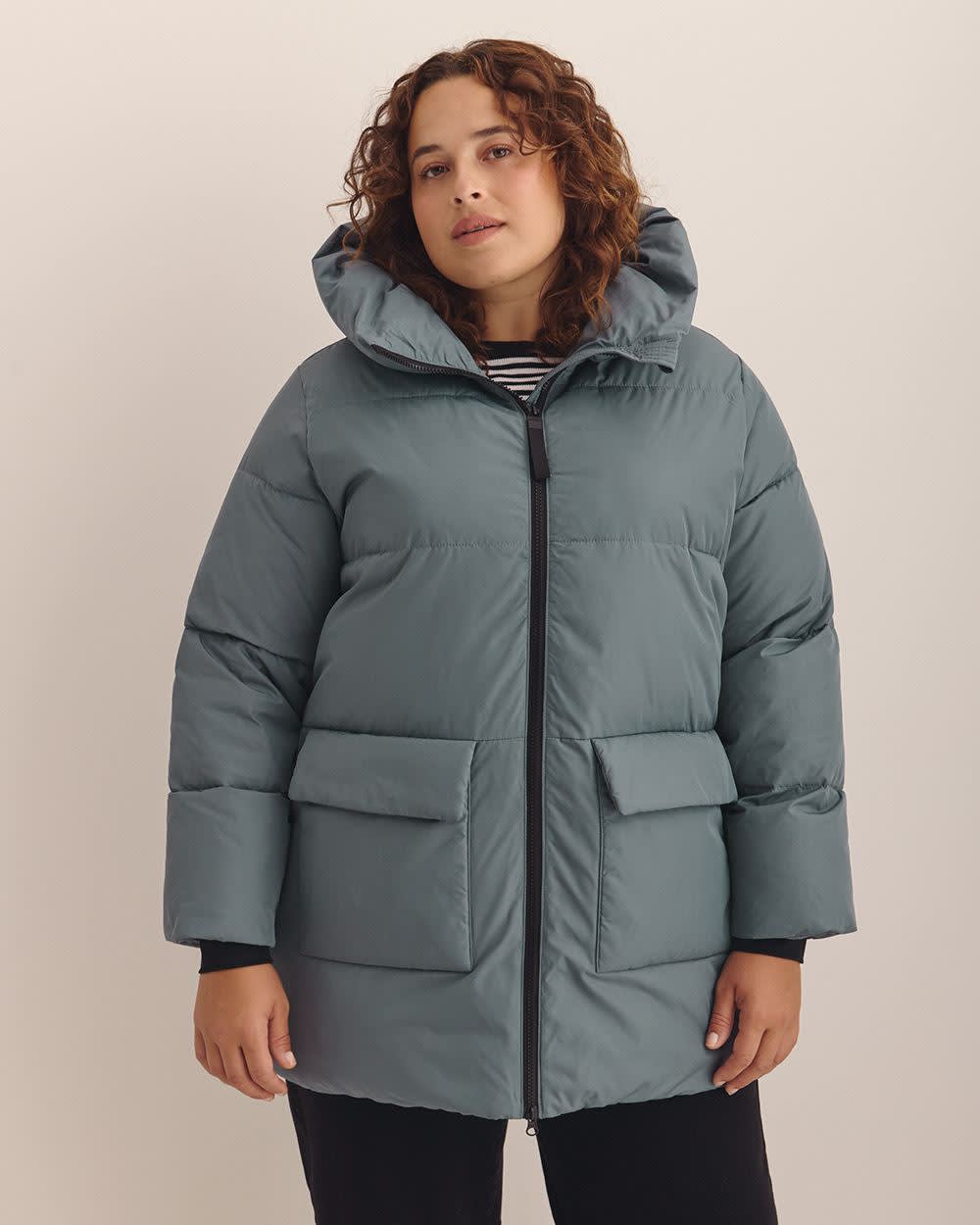Short Hooded Puffer Jacket