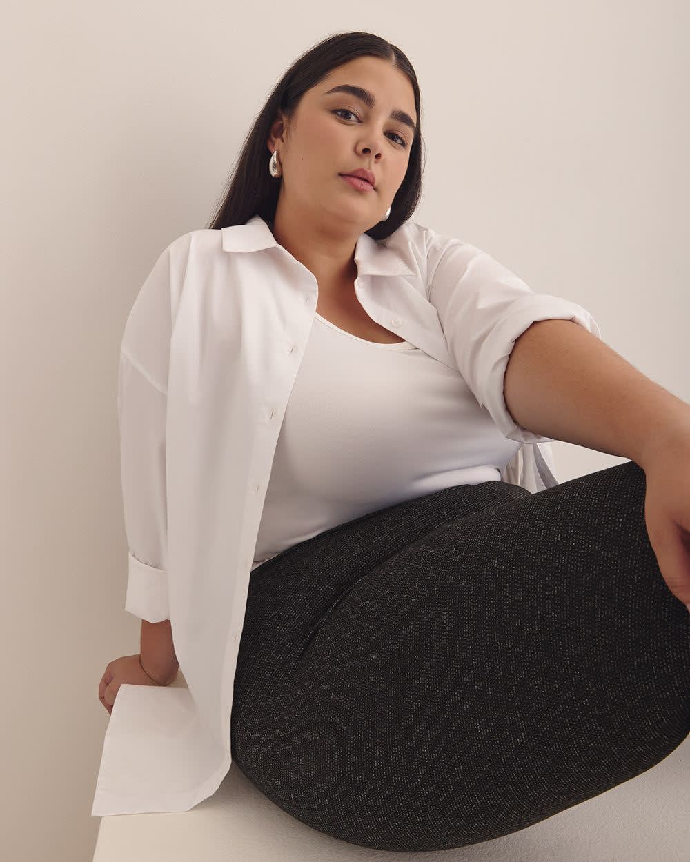 Black Animal-Textured Fashion Legging