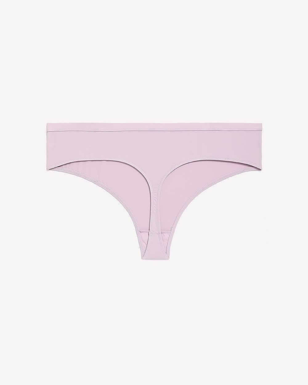 Purple Microfibre Thong - ti Voglio