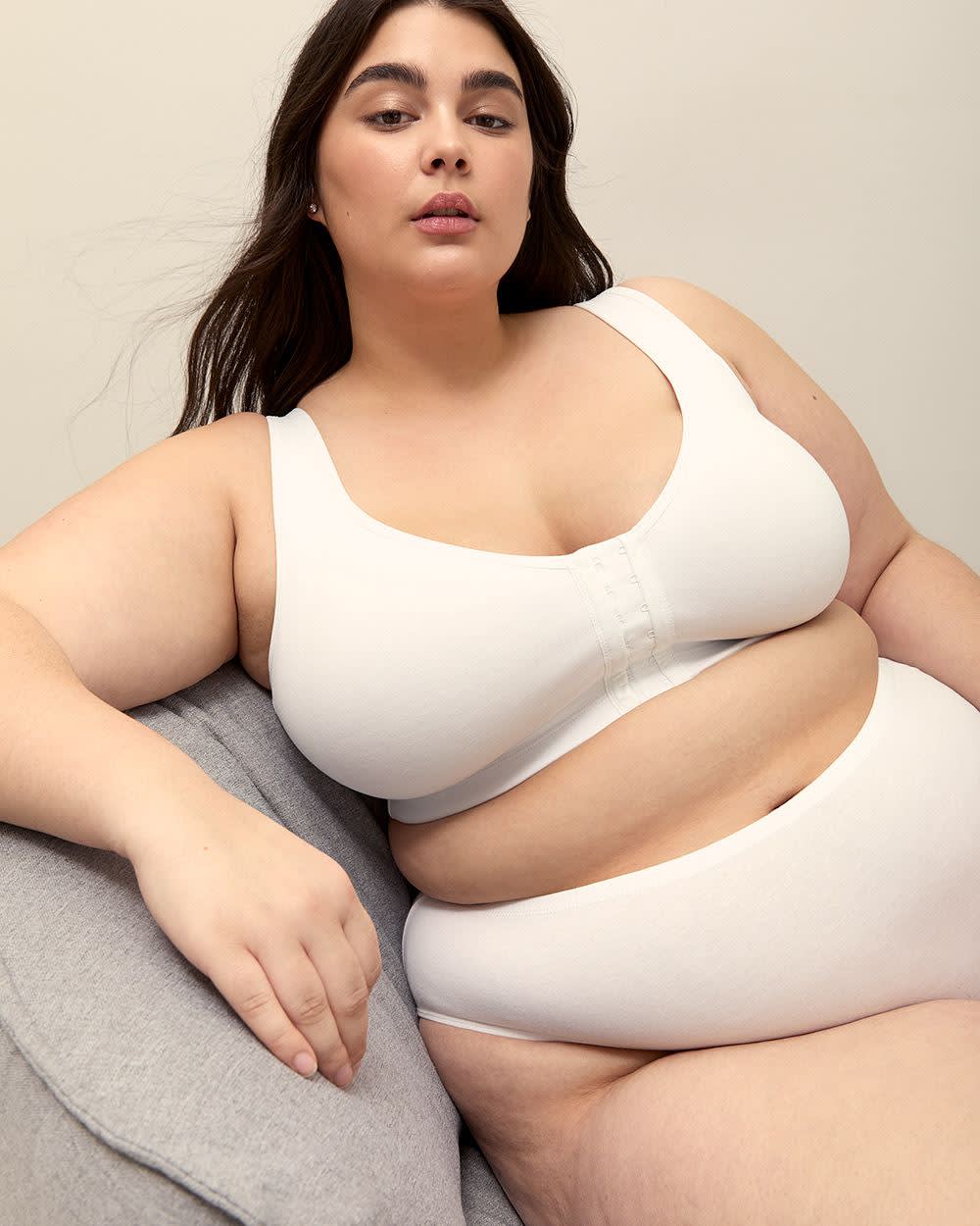 Front Closure Wireless Cotton Bra - tiVOGLIO