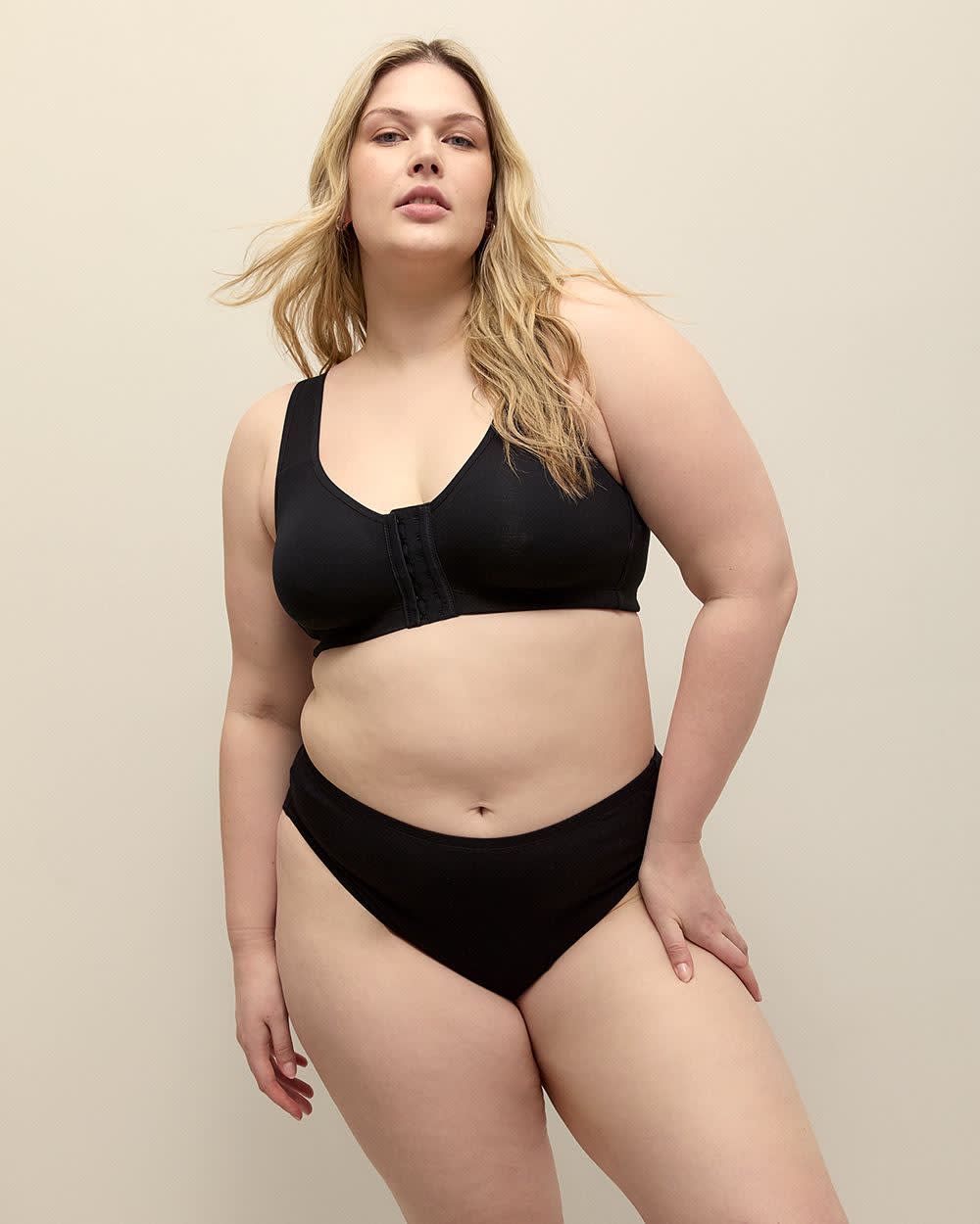 Front Closure Wireless Cotton Bra - tiVOGLIO