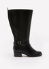 Wide Width, Diona Tall Extra-Wide-Calf Boot with Ankle Harness